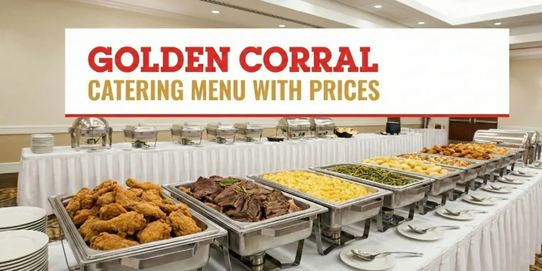 Golden Corral Catering menu with prices 2026