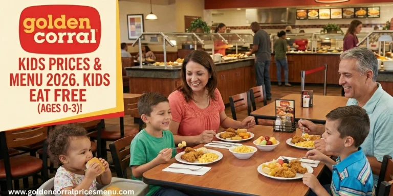 Golden Corral Kids Prices and Menu