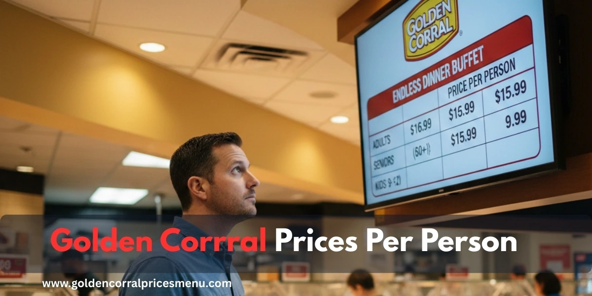 Golden Corral Prices per person
