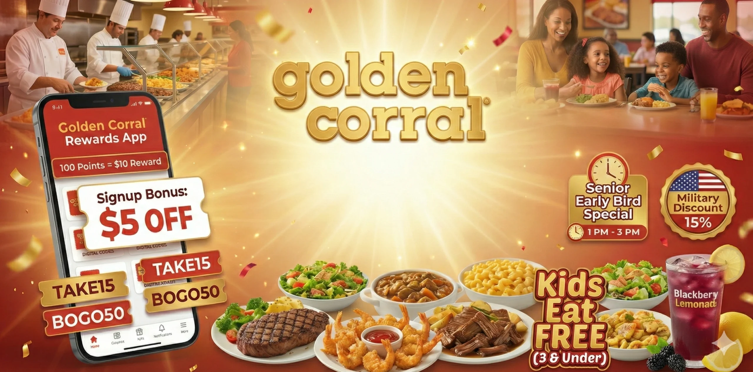 Golden Corral discount and Coupon