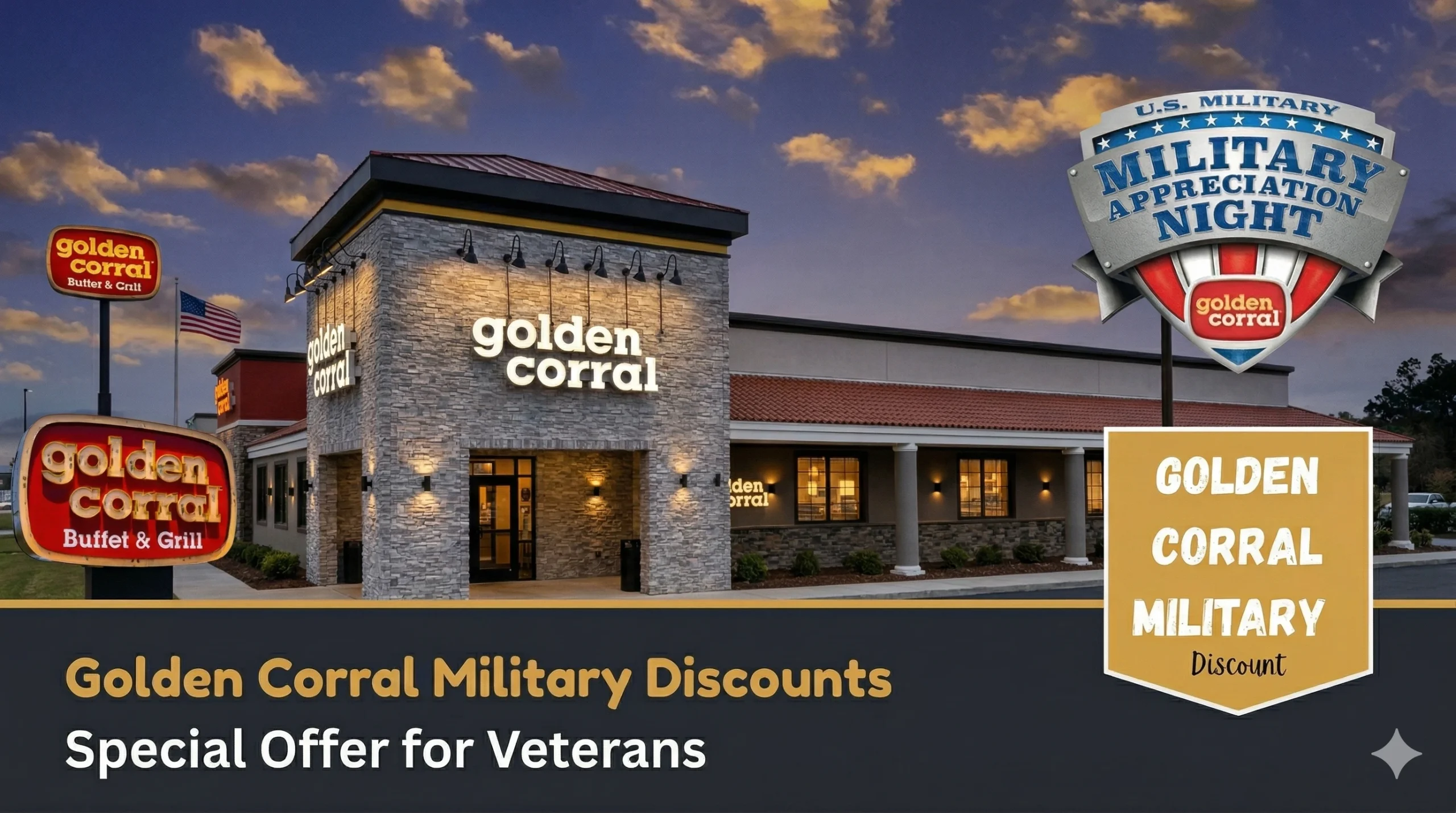 Golden Corral Discounts 2026 for Military Officials