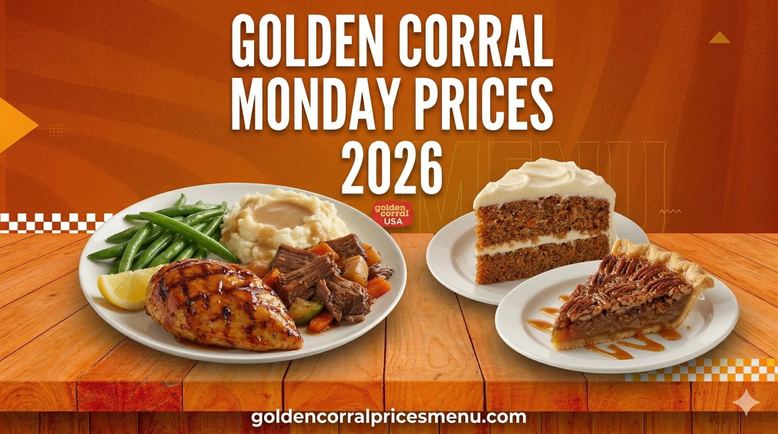 Golden Corral Monday Prices with menu 2026