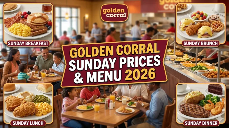 Golden Corral Sunday Prices With menu 2026