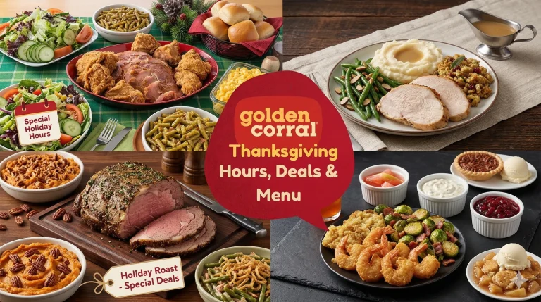 Golden Corral Thanksgiving Menu with Prices 2026